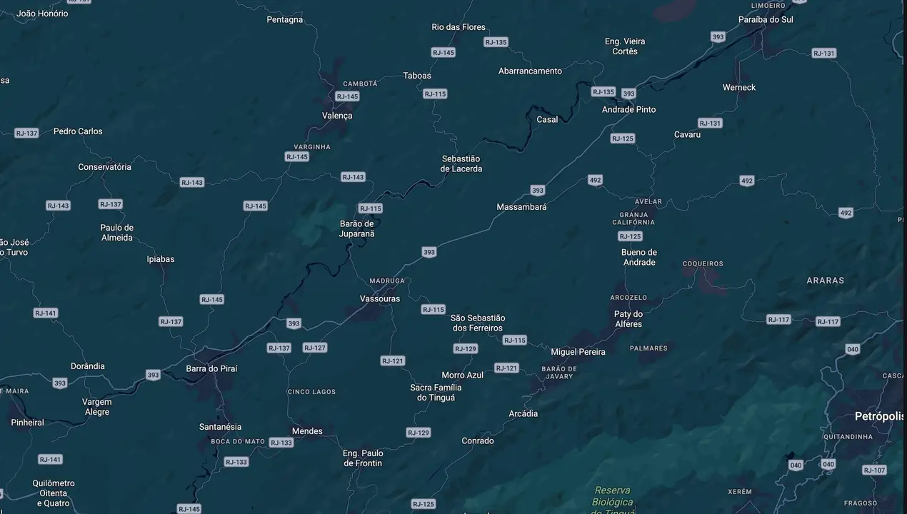 Mapa eleitoral de Rosi