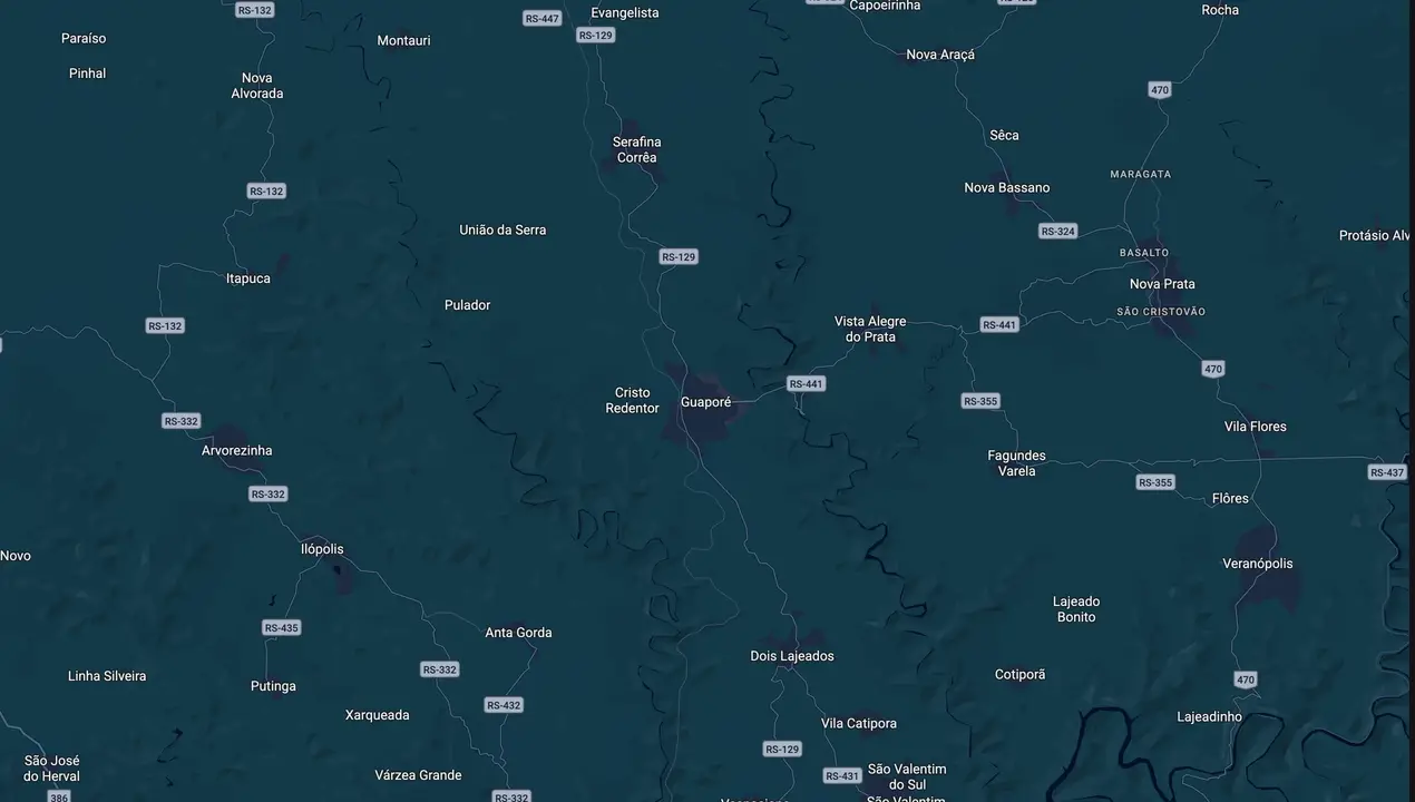 Mapa eleitoral de Rossetto
