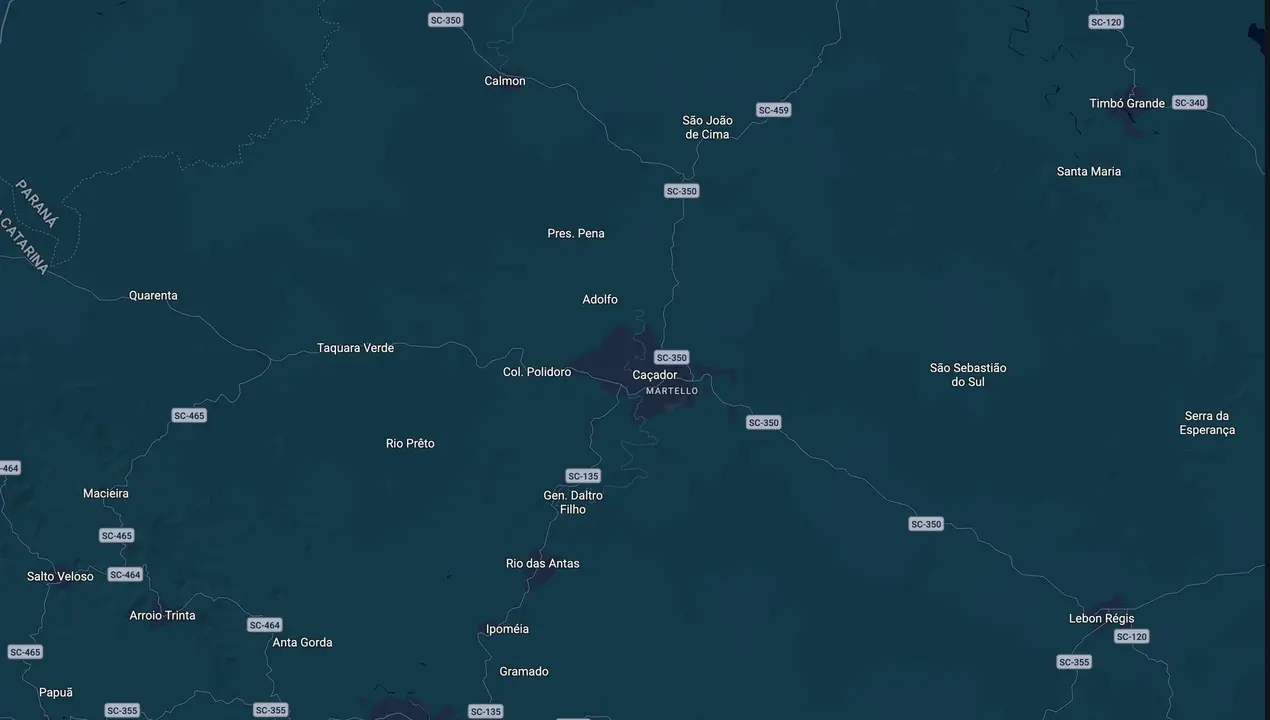 Mapa eleitoral de Rubiano Schmitz