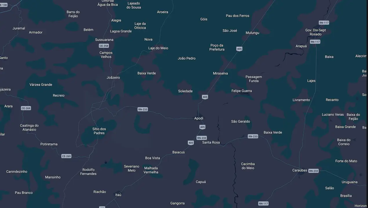 Mapa eleitoral de Sabino
