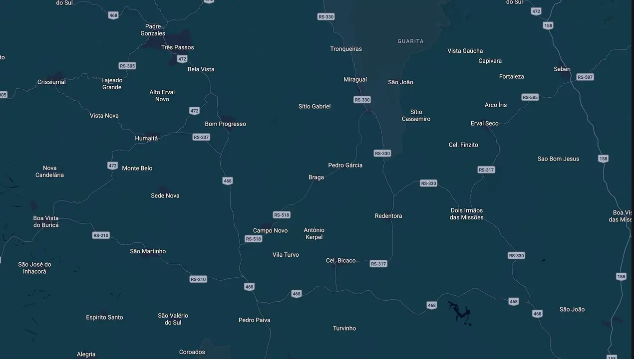 Mapa eleitoral de Sadi