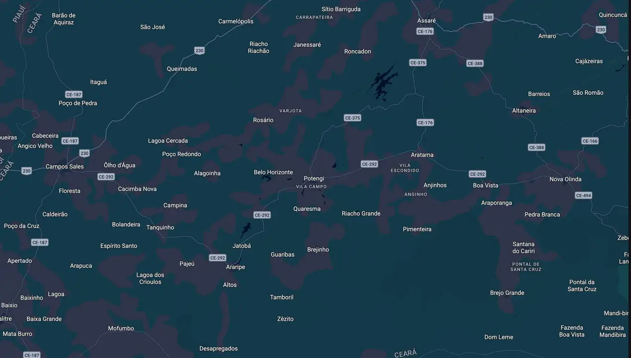 Mapa eleitoral de Salviano