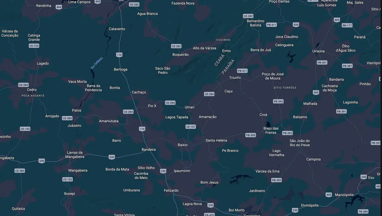 Mapa eleitoral de Sandro Rufino