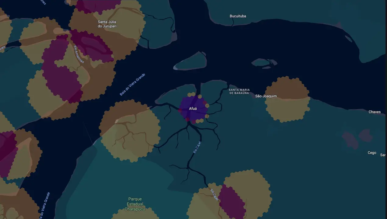 Mapa eleitoral de Sandro Cunha