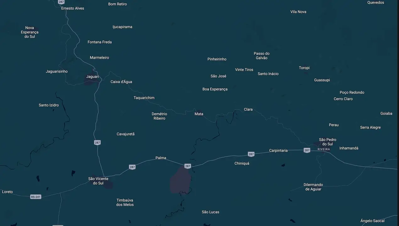 Mapa eleitoral de Sandro Savegnago