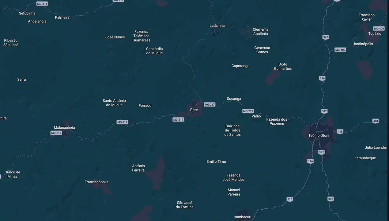 Mapa eleitoral de Serginho