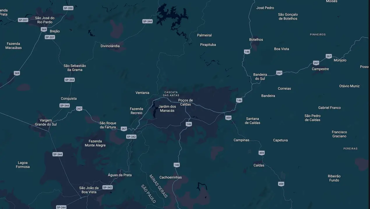 Mapa eleitoral de Sergio Azevedo