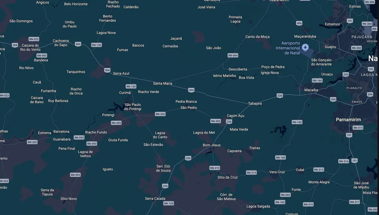 Mapa eleitoral de Serrinha