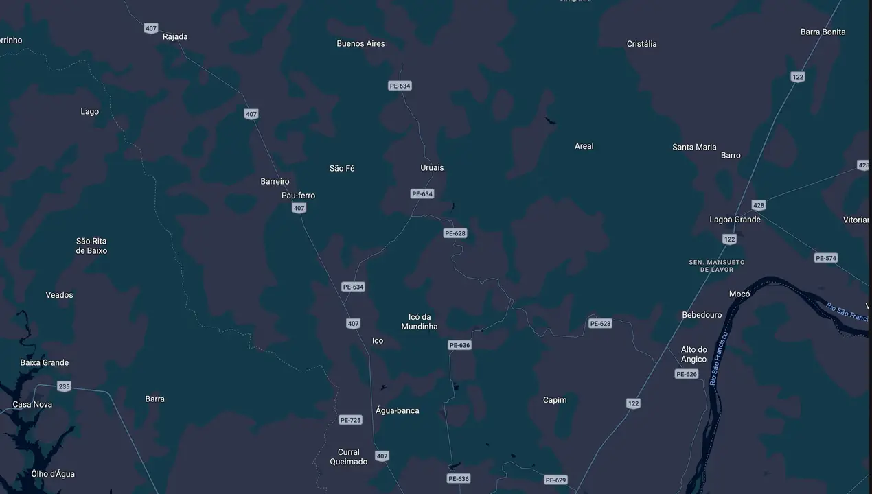 Mapa eleitoral de Simão Durando