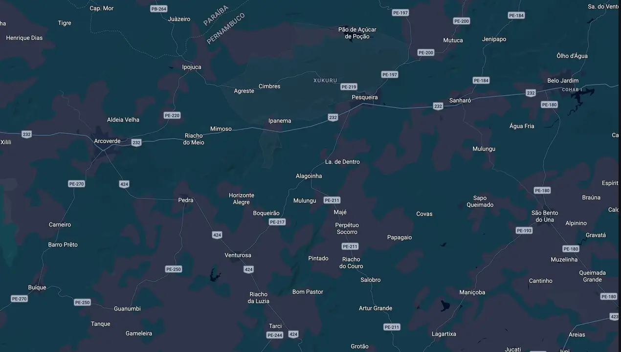 Mapa eleitoral de Simãozinho