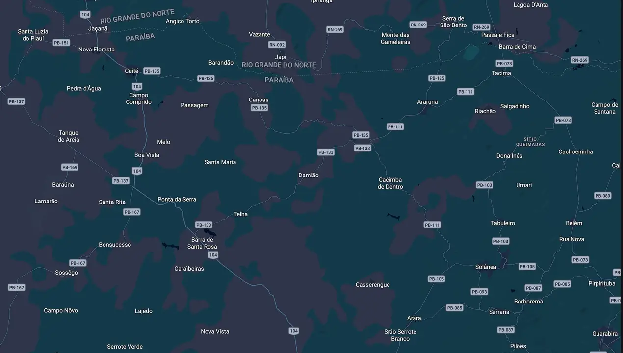 Mapa eleitoral de Simone Azevedo