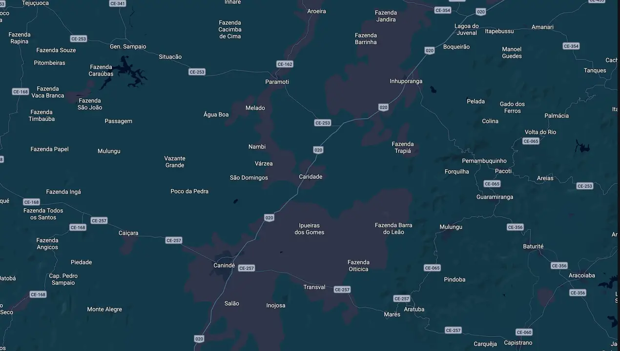 Mapa eleitoral de Simone Tavares