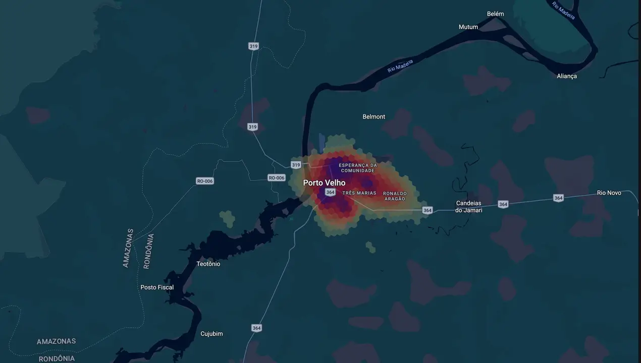 Mapa eleitoral de Sofia Andrade
