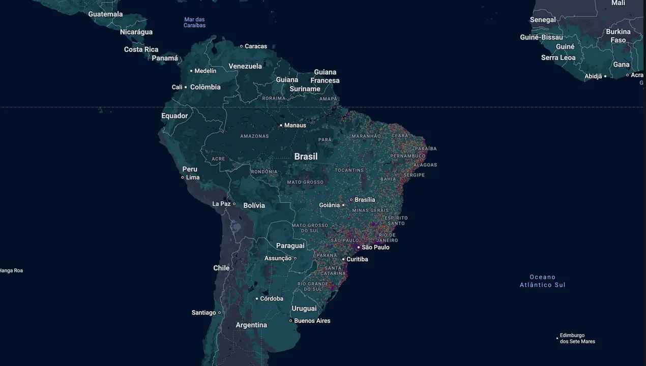 Mapa eleitoral de Sofia Manzano