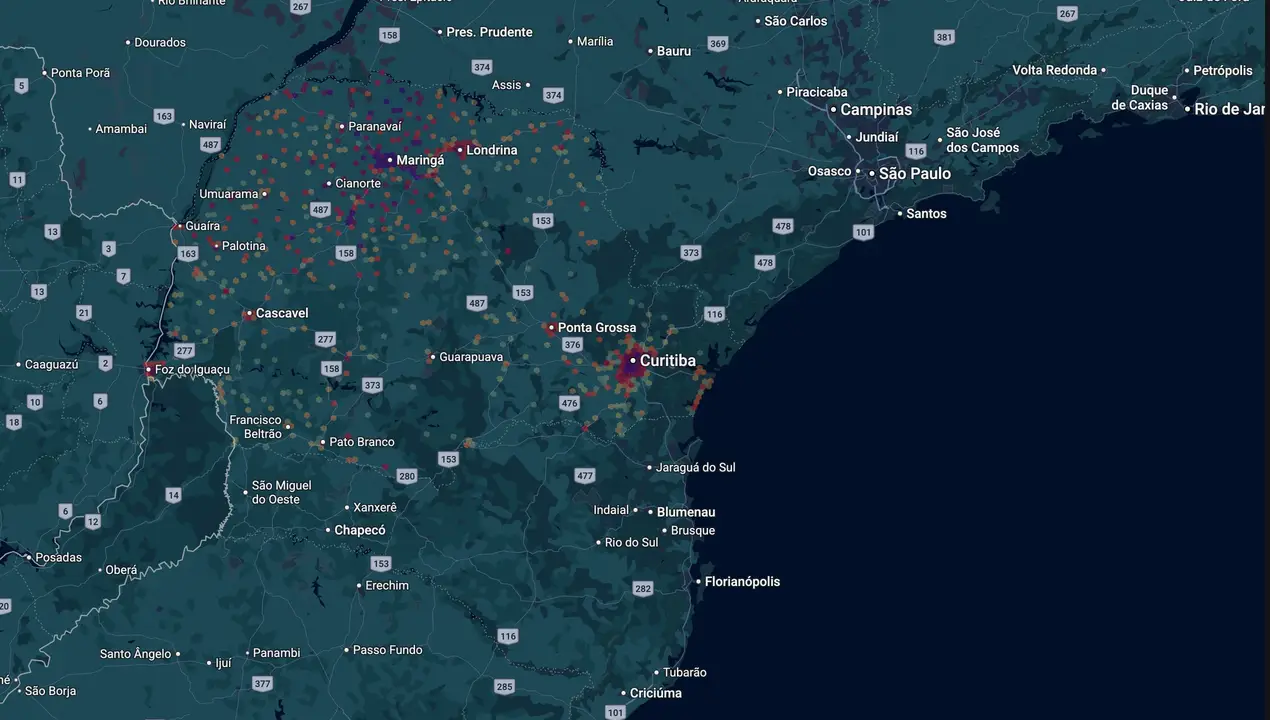 Mapa eleitoral de Soldado Adriano José