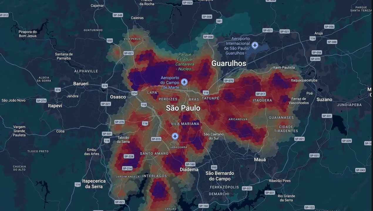 Mapa eleitoral de Sonaira Fernandes