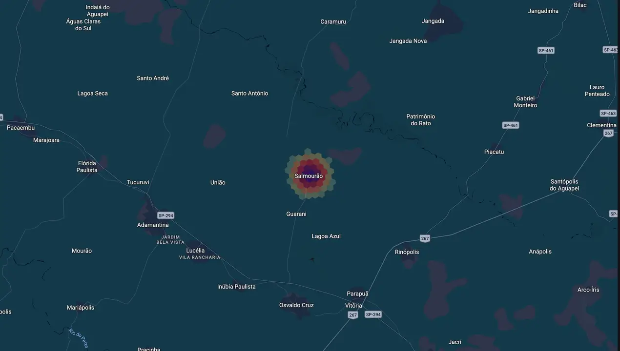 Mapa eleitoral de Sônia Gabau