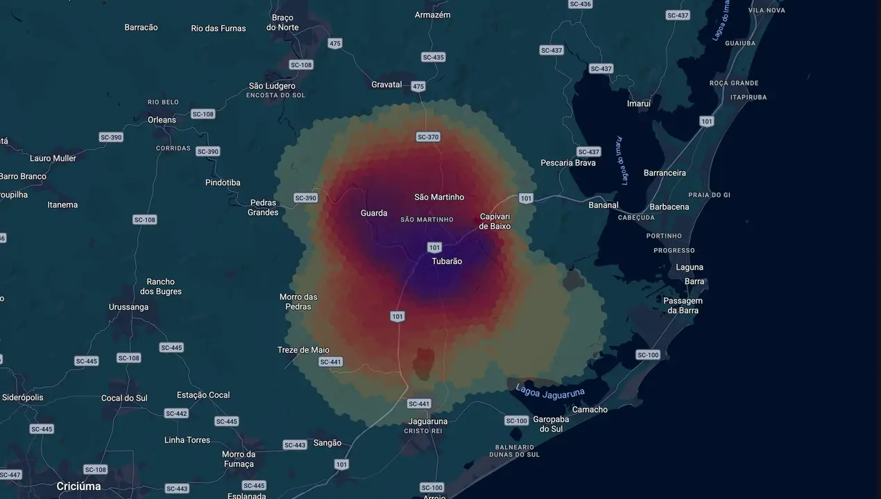 Mapa eleitoral de Soratto
