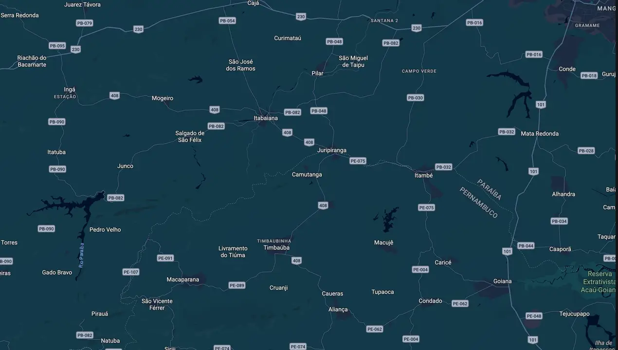 Mapa eleitoral de Talita de Doda