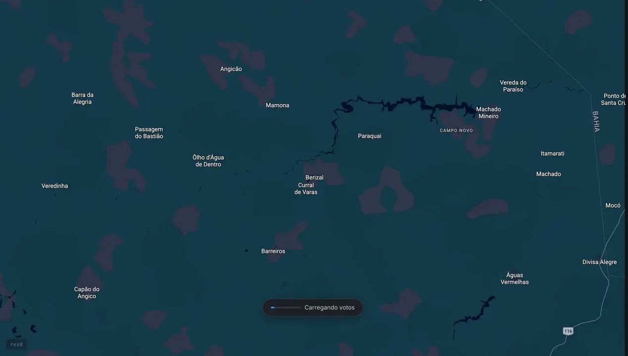 Mapa eleitoral de Talyane
