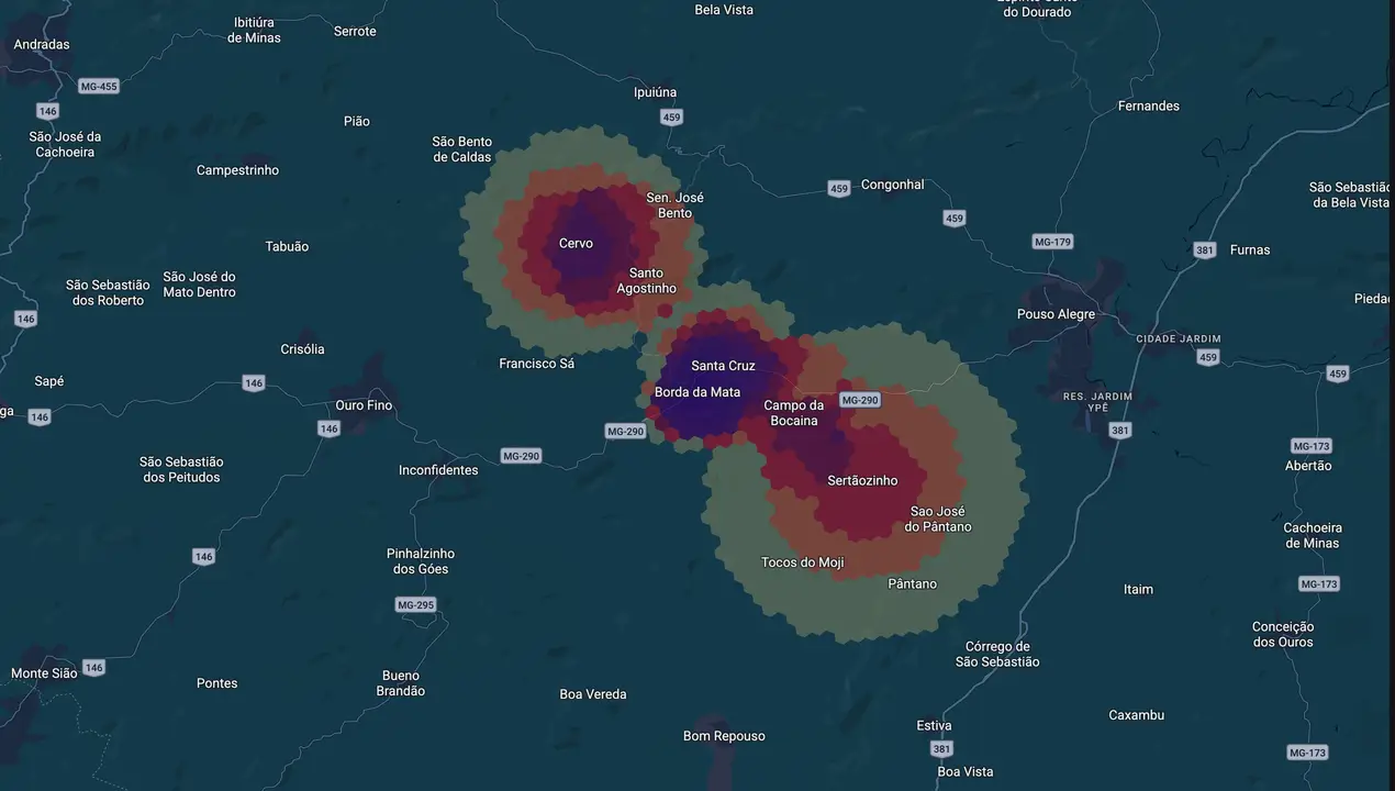 Mapa eleitoral de Tati Cobra