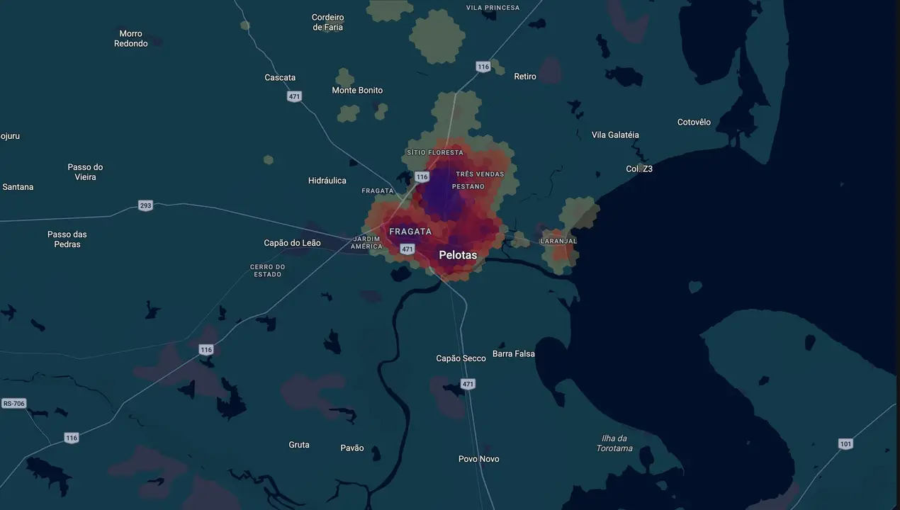 Mapa eleitoral de Tauã Ney