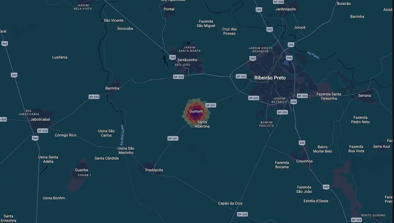 Mapa eleitoral de Tê
