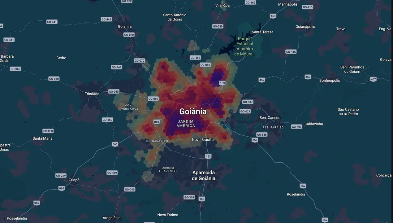 Mapa eleitoral de Thialu Guiotti