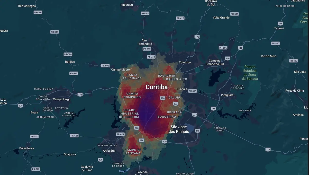 Mapa eleitoral de Tico Kuzma