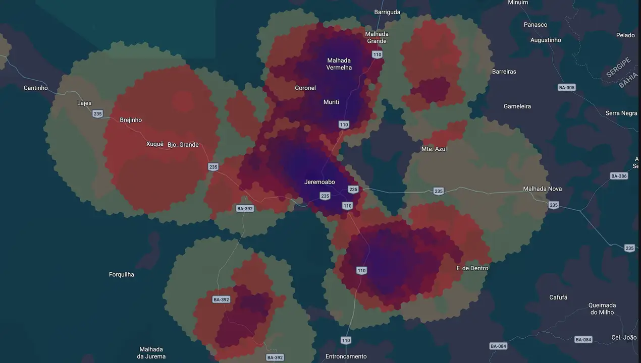 Mapa eleitoral de Tista de Deda