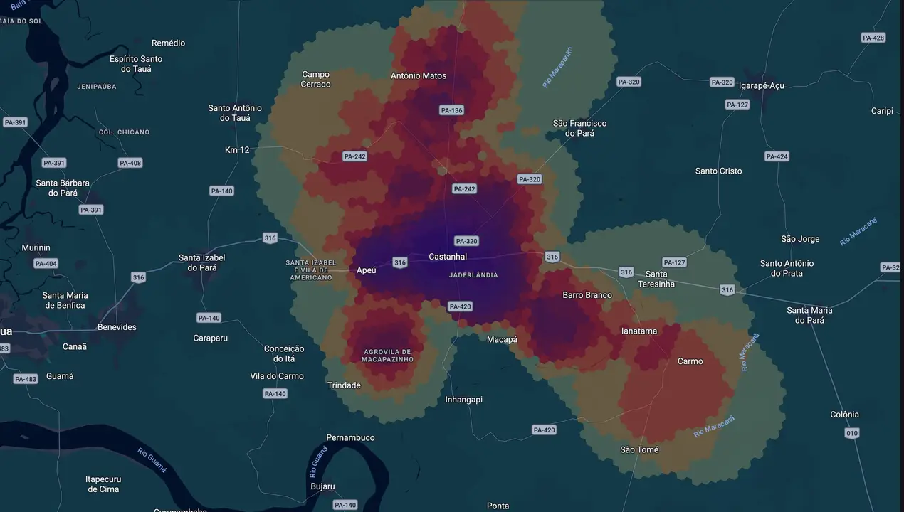 Mapa eleitoral de Titan
