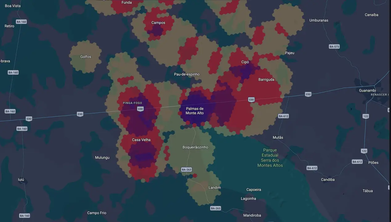Mapa eleitoral de Tito