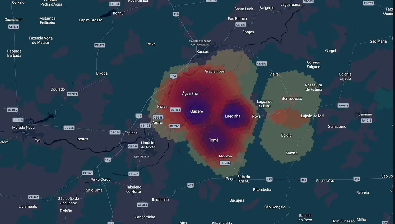 Mapa eleitoral de Toinho do Banco