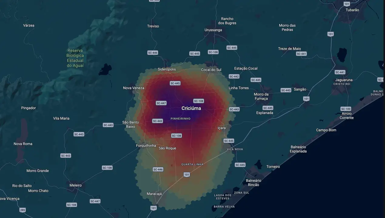 Mapa eleitoral de Vaguinho