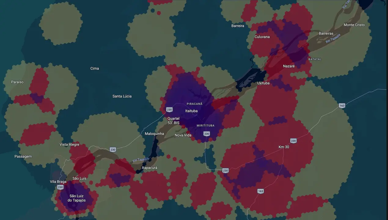 Mapa eleitoral de Valmir Climaco