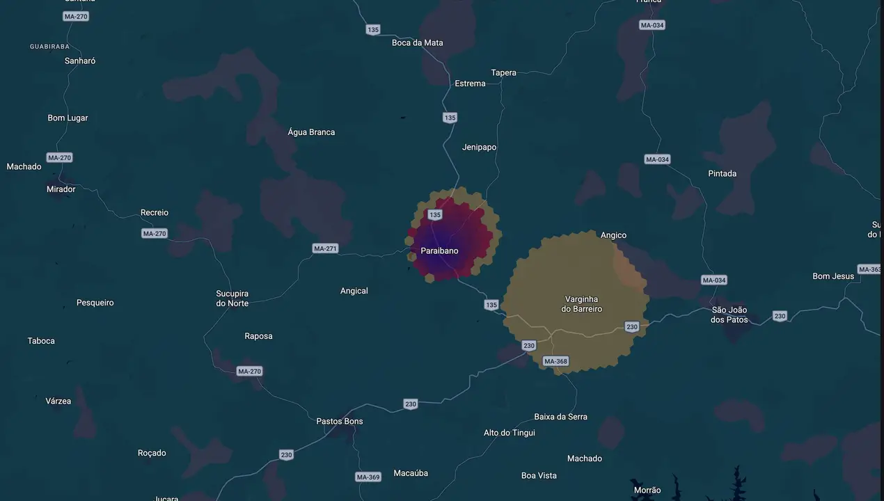 Mapa eleitoral de Vanessa Furtado