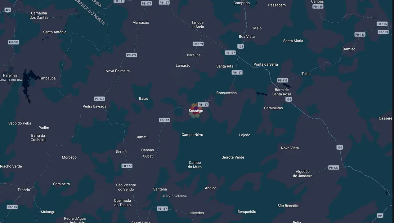 Mapa eleitoral de Vanusa de Carlinhos