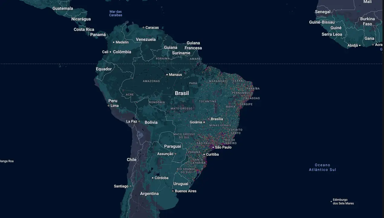Mapa eleitoral de Vera
