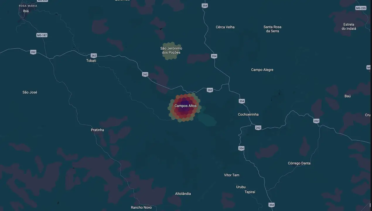Mapa eleitoral de Vicente da Venda
