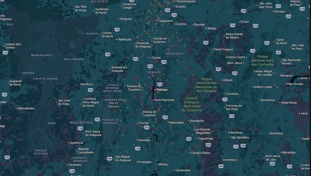Mapa eleitoral de Vicentinho