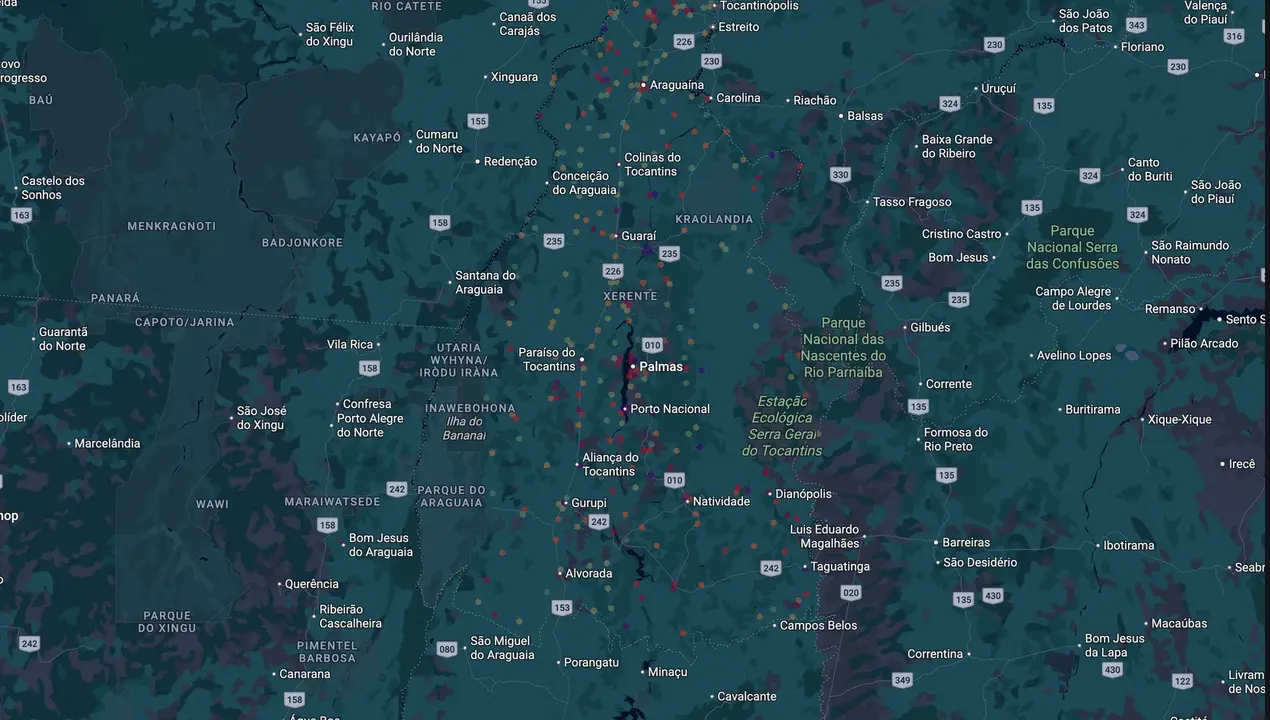 Mapa eleitoral de Vicentinho Junior