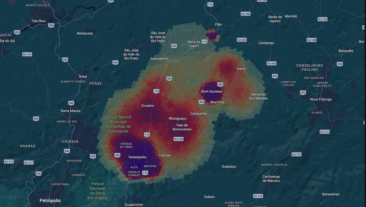 Mapa eleitoral de Vinicius Claussen