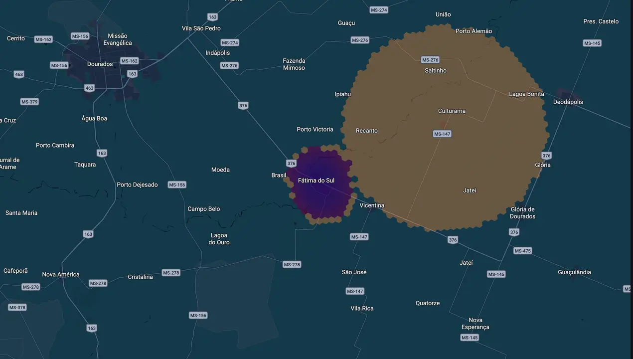 Mapa eleitoral de Wagner da Garagem