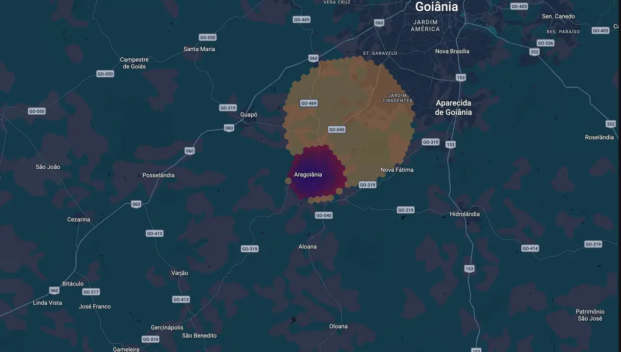 Mapa eleitoral de Waldir da Fokus