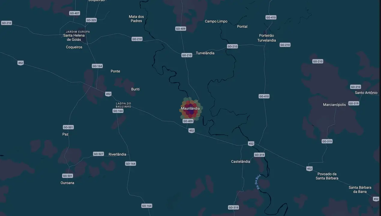Mapa eleitoral de Wanderval