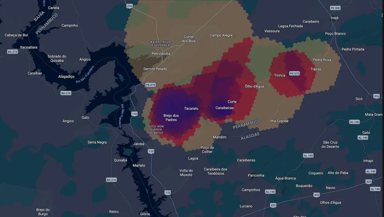 Mapa eleitoral de Washington