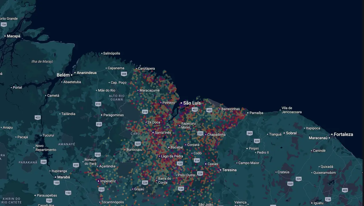Mapa eleitoral de Weverton
