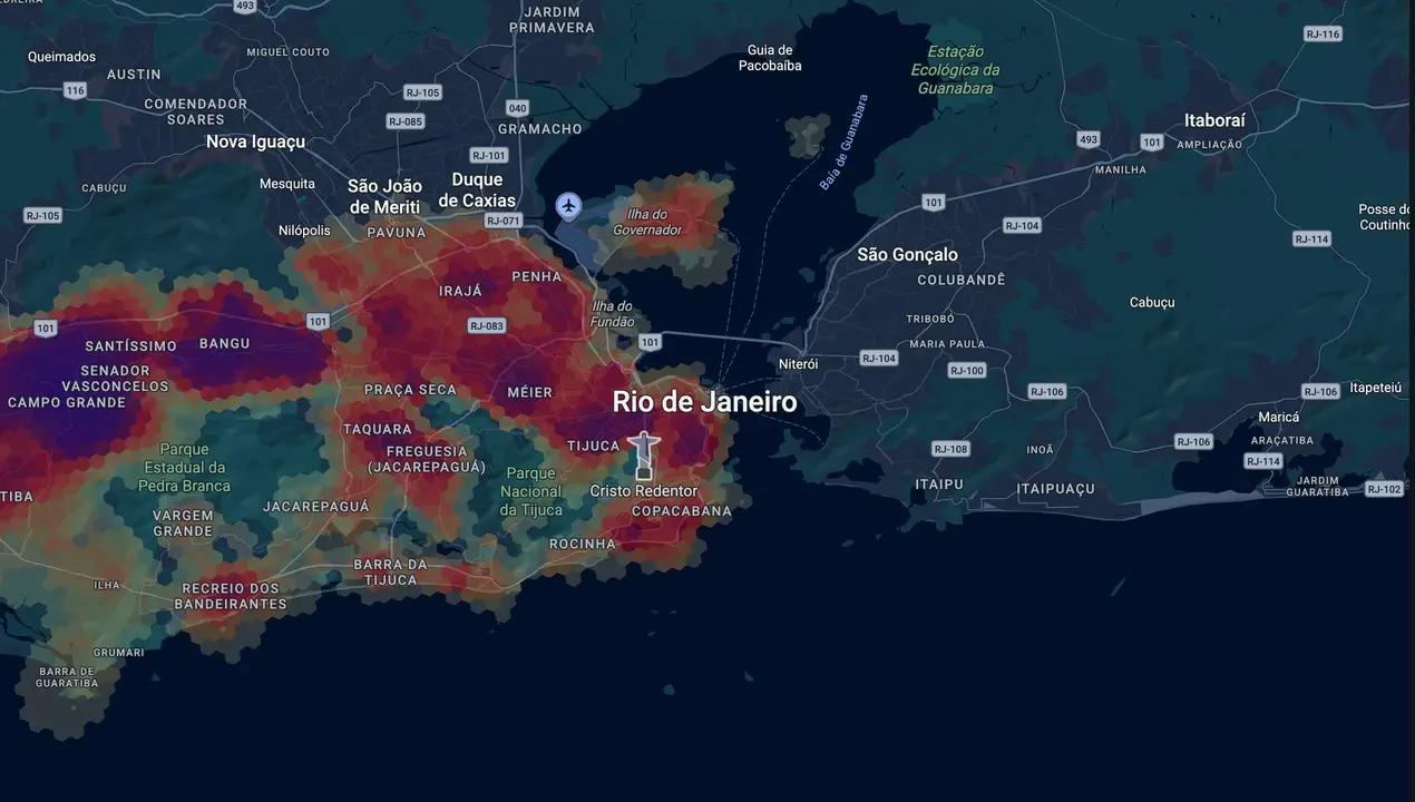 Mapa eleitoral de William Siri