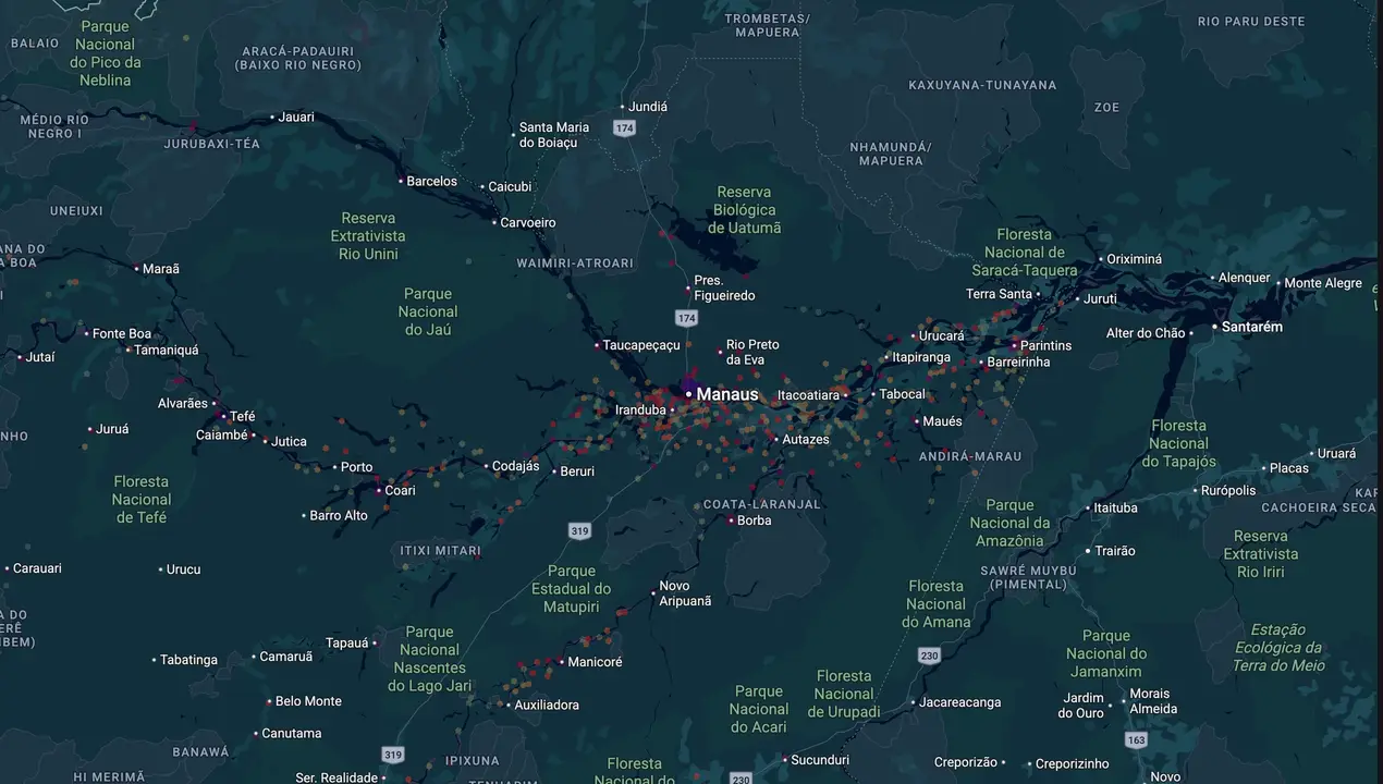 Mapa eleitoral de Wilson Lima