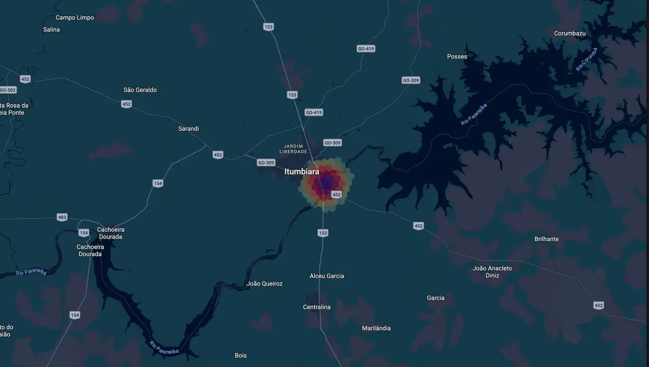 Mapa eleitoral de Xinguinha